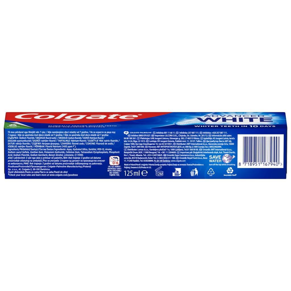 Colgate Advanced White Toothpaste 125Ml