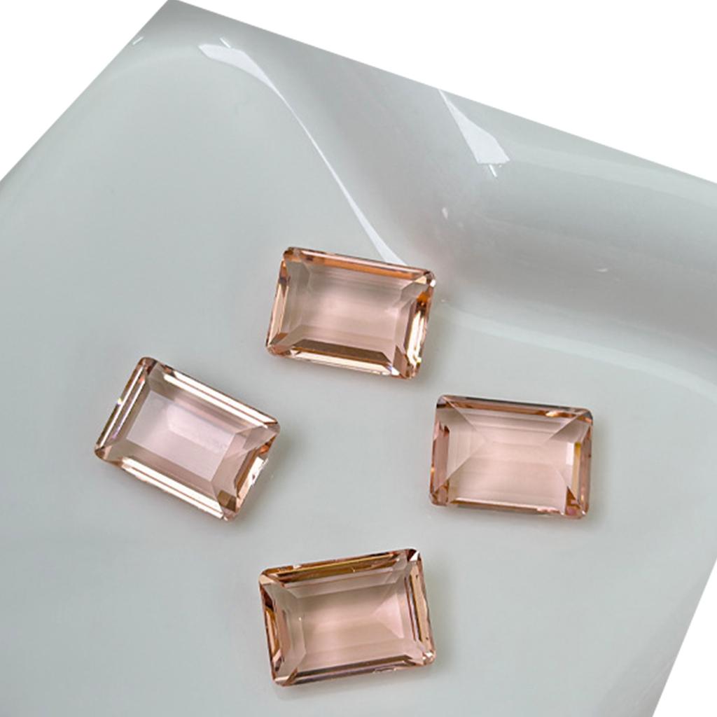 10 Pcs Nail Rhinestones Nail Crystal Gems Rectangular Nail Charms Clear Nail Art Charms Nail Art Decorations for Women
