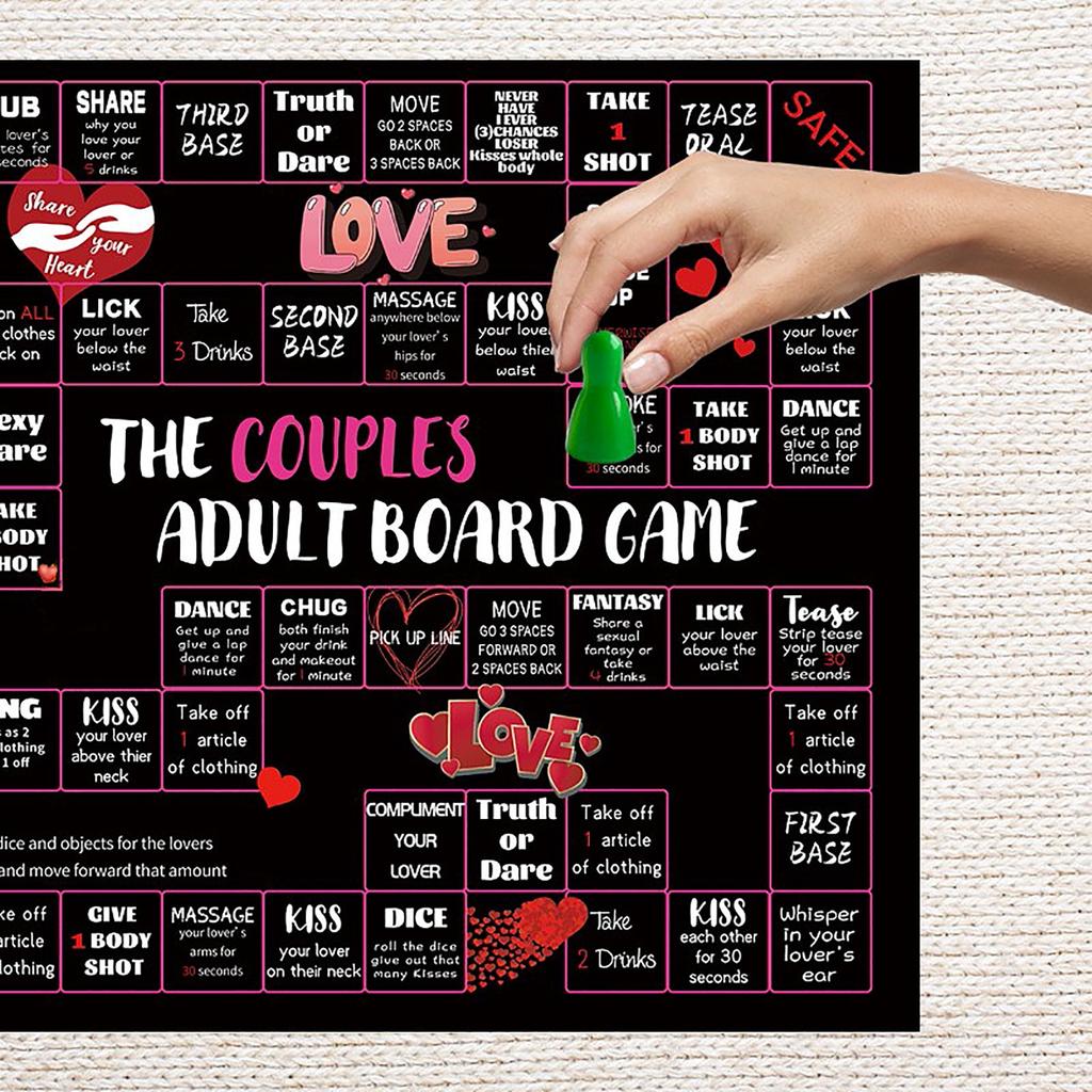 Creative Drinking Board Game For Adult Date Nights