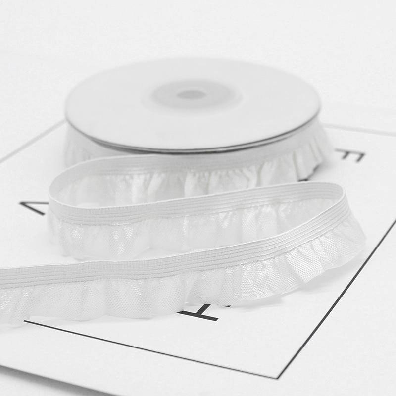 Bluebird 15Mm Unilateral Fungus Lace Webbing Wrinkled Elastic Belt Ruffle Edge Elastic Band Baby Clothes Pet Clothes