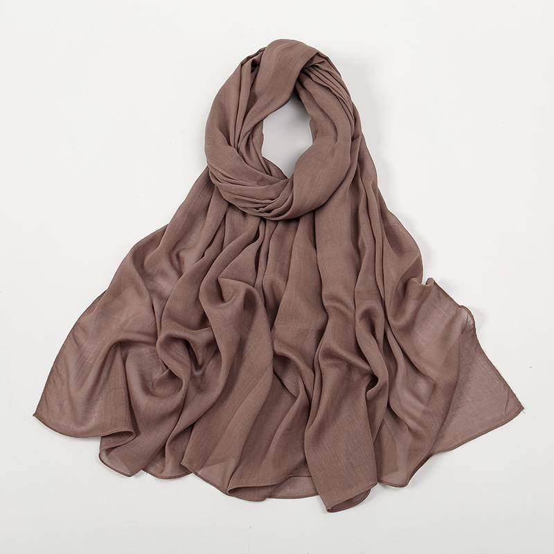 Solid Cotton Modal Hijab For Women Muslim Scarf Big Size Shawls Foulard Islam Head Wraps Headscarves Ramadan Scarves 190*85cm