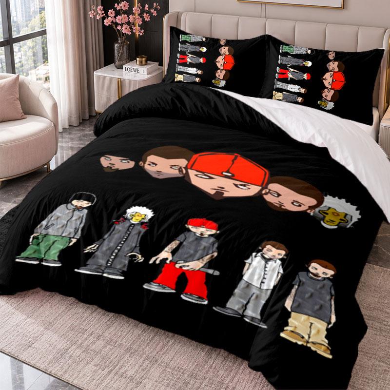 Limp Bizkit 3Pcs Bedding Set Duvet Cover With Two Pillowcases For Bedroom Home Decoration