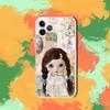 Чехол для телефона B-BlytheS Cute для iPhone 16,15,14,13,12,11 Pro,Max,Plus,X,XS,XR,SE,Mini Прозрачный Силиконовый Мягкий