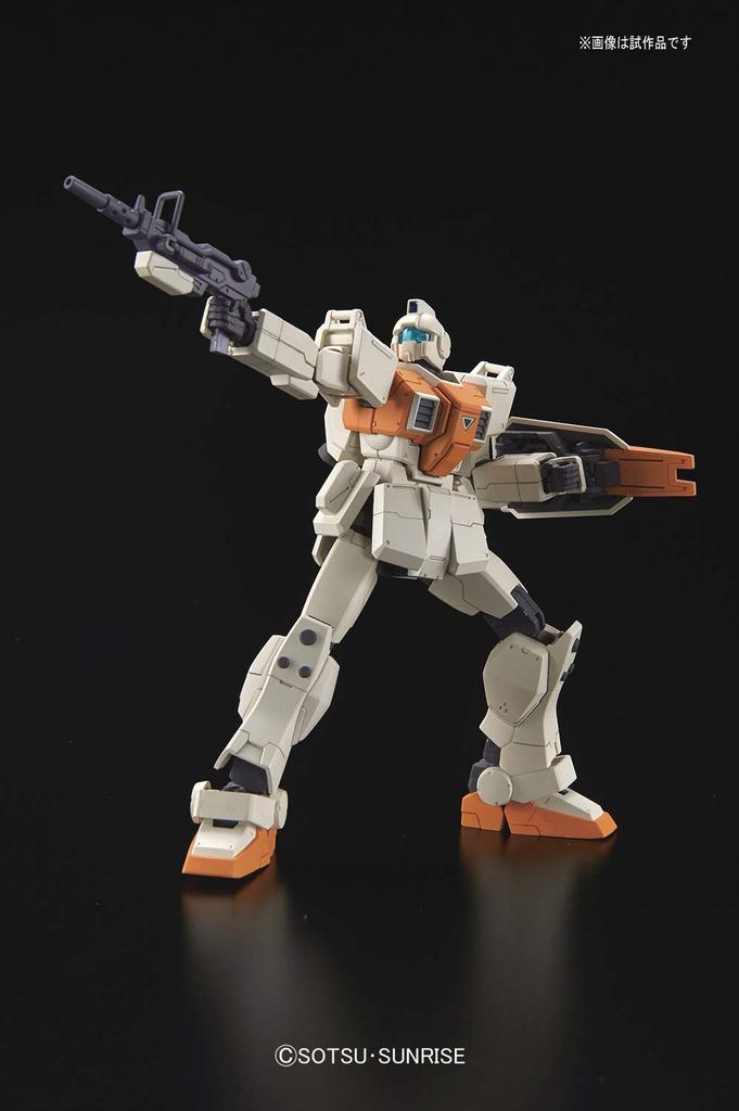 HGUC Mobile Suit Gundam 08th MS Platoon Ground Type GM Scale Plastic Model 1/144 Color-coded
