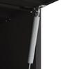 Wall Mounted Garage Cabinet with Gas Strut Door Black