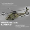 Razordon WL K170 Blackhawk RC Helicopter, 2.4G 4CH Flybarless 6-Axis Gyroscope High-Altitude Hovering RC Military Helicopter with Display Stand and Ap