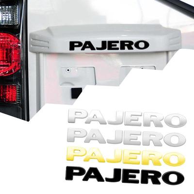 Авто металлический для PAJERO эмблема стайлинга автомобилей 3D значок надписи наклейки на багажник аксессуары глянцевый черный