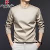 Pierre Cardin Премиум мужская футболка с длинным рукавом из мерсеризованного хлопка