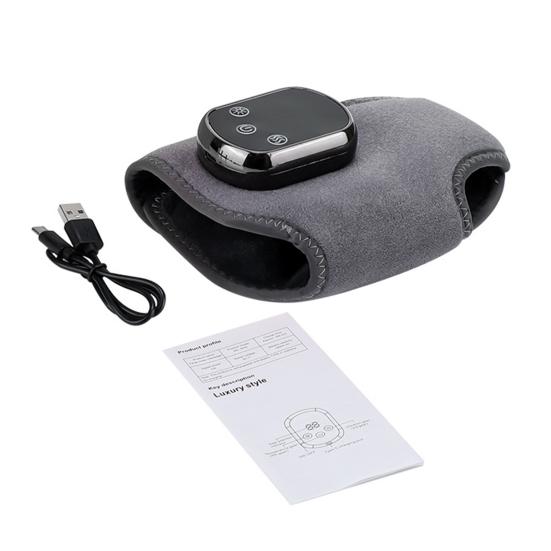 3-in-1 Foot Massager with 5 Heat Levels Portable Rechargeable Cordless Heated