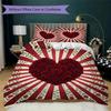 Rose Pattern Bedding uilt Set uilt Cover Pillowcase Home Decoration Birthday Gift (1 * duvet cover + 2 * pillowcase  without core)54