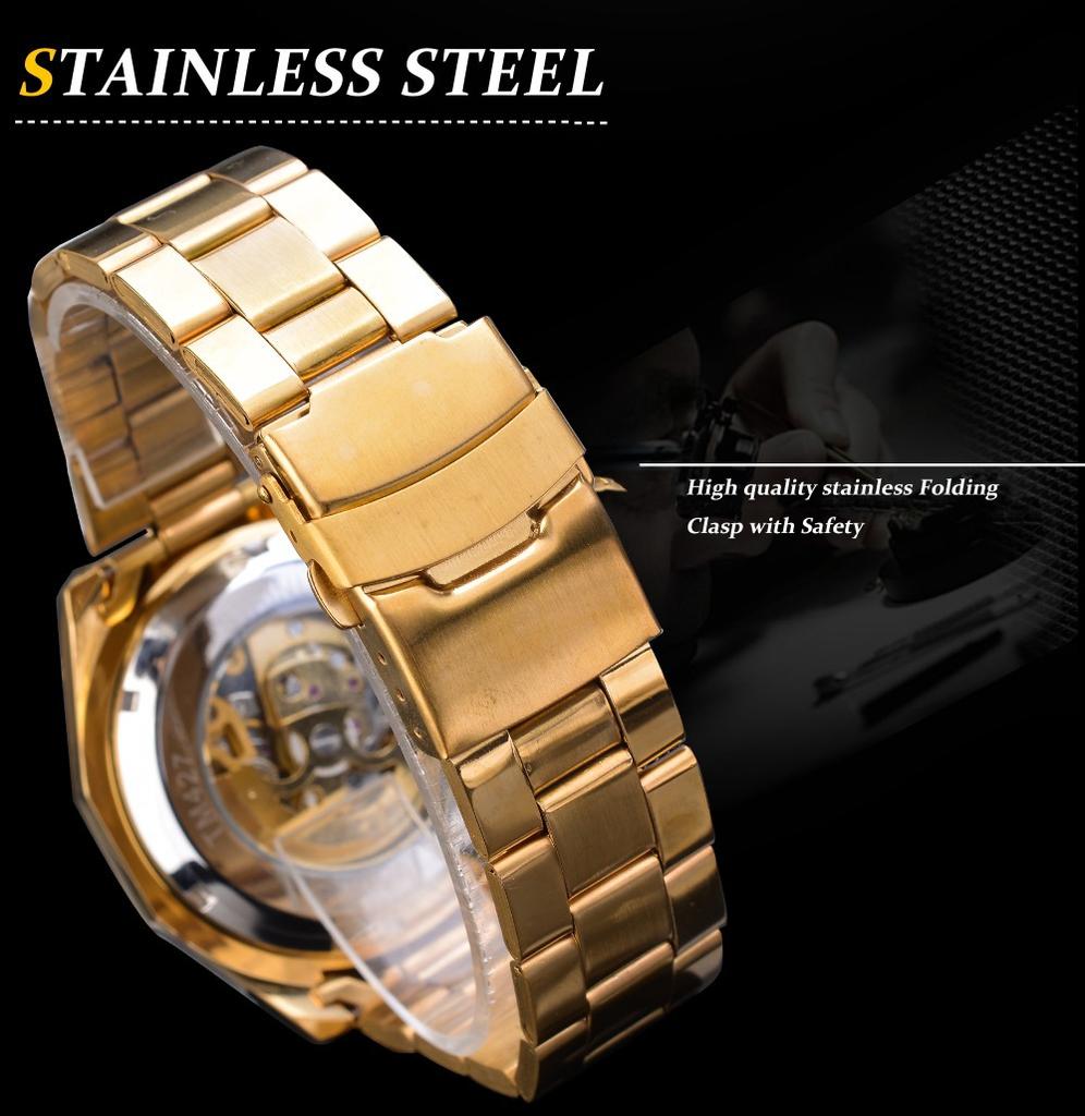 WINNER  Fashion and Leisure Hollow Mechanical Movement Automatic Mechanical Watch