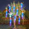 3 IN 1 Christmas Cluster Garland Light Outdoor Garden Tree Hanging Meteor Shower Rain Light Outdoor Waterfall Icicle Light