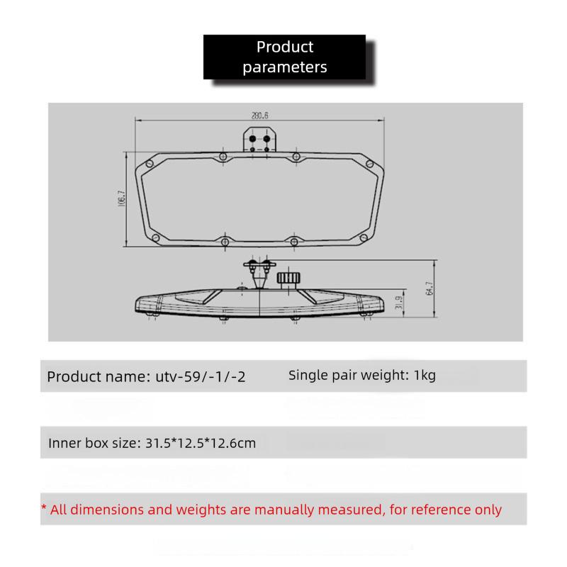 Boat Rear View Mirror Marine Accessories For Jet Ski Yacht Boat Rearview Mirrors Personal Watercraft PWC Surfing Universal New