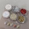 1mm Mini Sparkling Star Nail Glitter Sparkling Pentagram Nail Decoration Nail Salon Design Cute Accessories DIY Nail Art Design