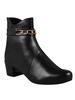 Shoetopia Женские короткие ботильоны на массивном каблуке с нескользящей подошвой, удобные модные ботильоны на щиколотку | Мягкая амортизирующая подошва | Для повседневной носки, вечеринок и зимы