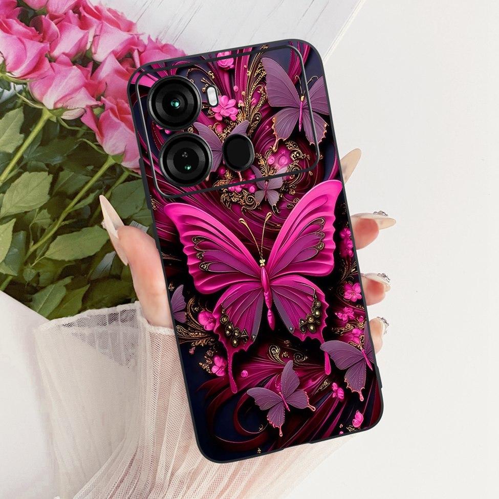 Чехол для ITEL P40 Чехол P662L Силиконовый Милый Кот Модный Забавный Расписной Funda Для P40 ITEL P 40 Корпус Телефона