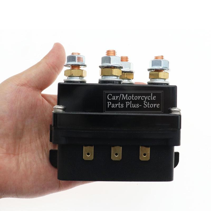 12V Winch Controller Solenoid 500A DC Switch 4WD 4x4 Boat ATV Control Relay 17,000lbs Capacity Heavy Duty Upgrade