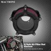 Motorcycle Air Filter Intake Air Cleaner System Kit For Harley Sportster XL Iron 883 1200 Touring Road King Softail Dyna FLHT