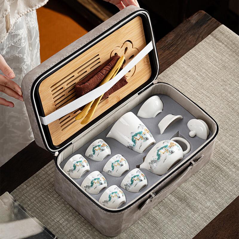 Zhuochuang Jingpin White Porcelain Kung Fu Tea Set