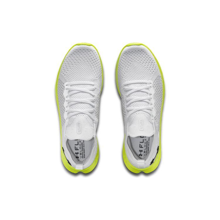 Under Armour Flow Velociti SE Comfortable Fabric Low-Top Casual Running Shoes Men Sneakers White 3025710-110