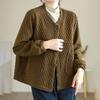 Coat for Women Cotton Autumn Winter Thickened Casual Oversize Double Layer Jacket