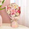 13.8inch Crochet Flowers Knitted Bouquet Eternal Blessing Decoration for Mom Wife Present