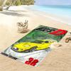 Initial D 2D Flat Print Beach Towel, Large Soft Quick Dry Towel for Beach Camping SwimmingSSTJ0917019