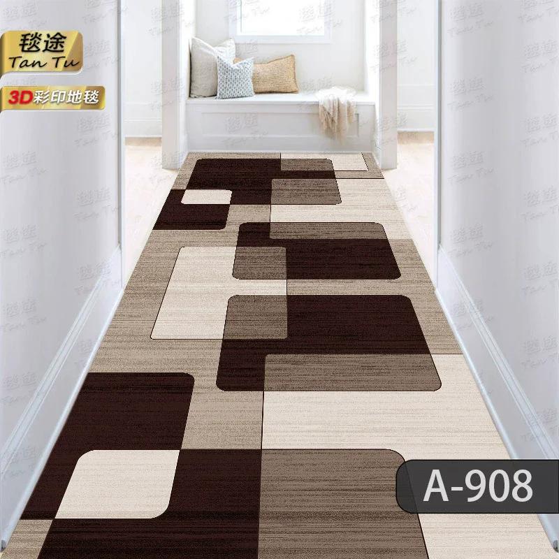 Luxury Corridor Runner Carpet Long Strip Rug for Hallway Living Room Home Aisle Floor Mat Entryway Decor