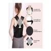 Спортивный корсет для коррекции осанки спины, регулируемый вертикальный пояс для офиса и дома, повседневный корсет
