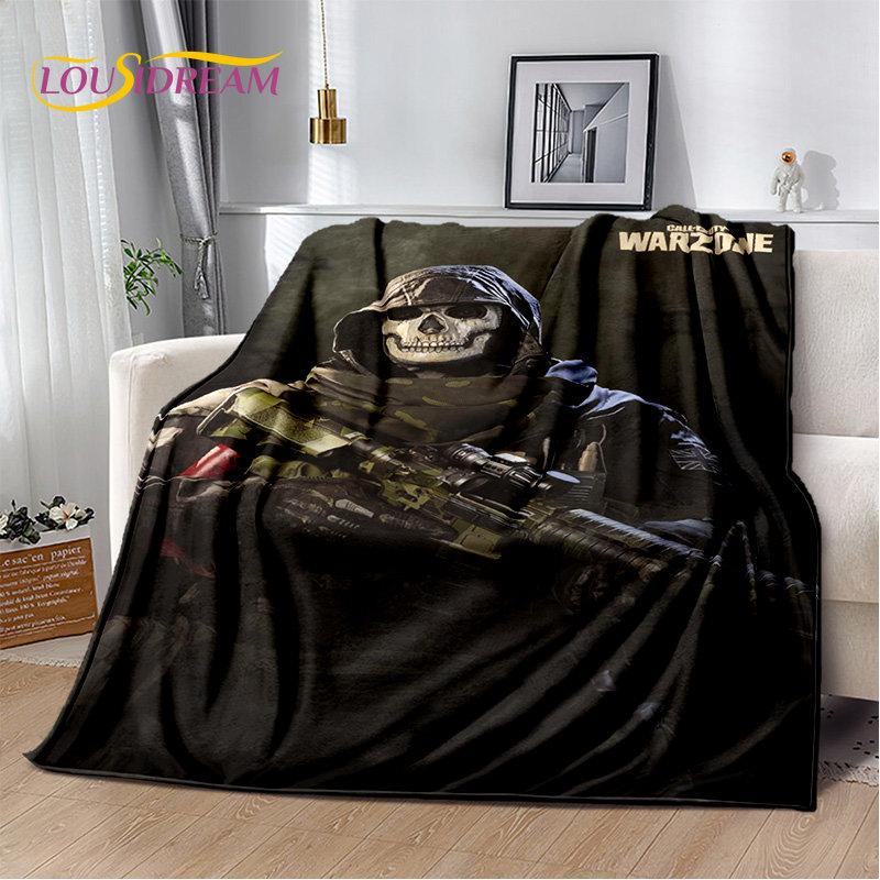 COD,Call of Duty Game Gamer Soft Plush Blanket,Flannel Blanket Throw Blanket for Living Room Bedroom Beds Sofa Office Cover