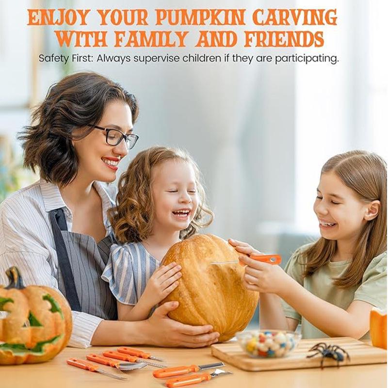 Halloween Pumpkin Lantern Carving Tool Set - Expression Knives