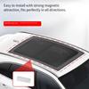 Car Interior Roof Cover Panorama Sunroof Sunshade Curtain Cover Sunshades For Sun Pare Glass Front Rear Skylight Accessories New