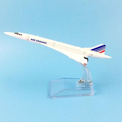 Concorde Air France Литая модель самолета Масштаб 1/400 Литой самолет Модель самолета из сплава Детские игрушки Коллекции Подарки