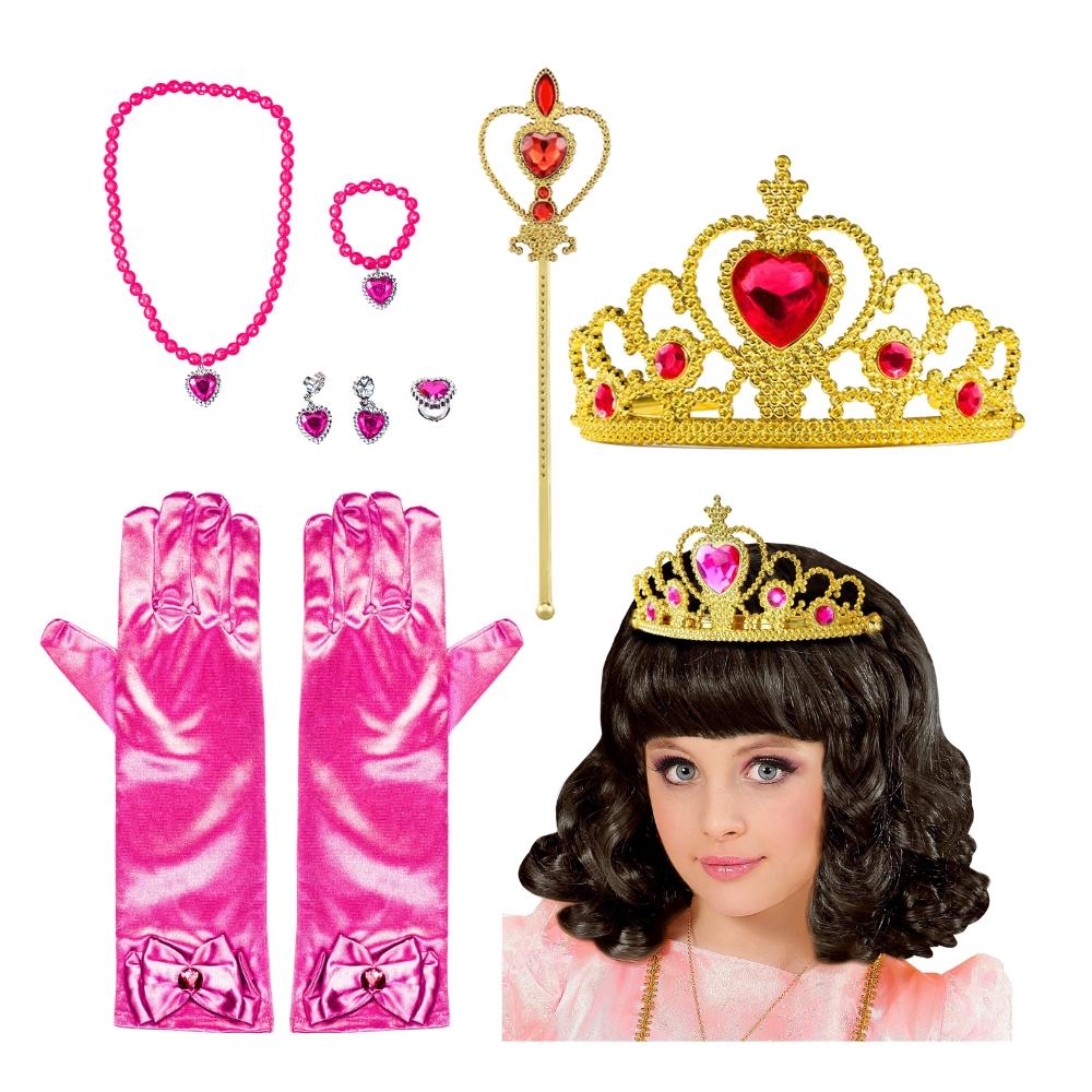 Barbie Pink Princess Carnival Costume Set with Gold Crown