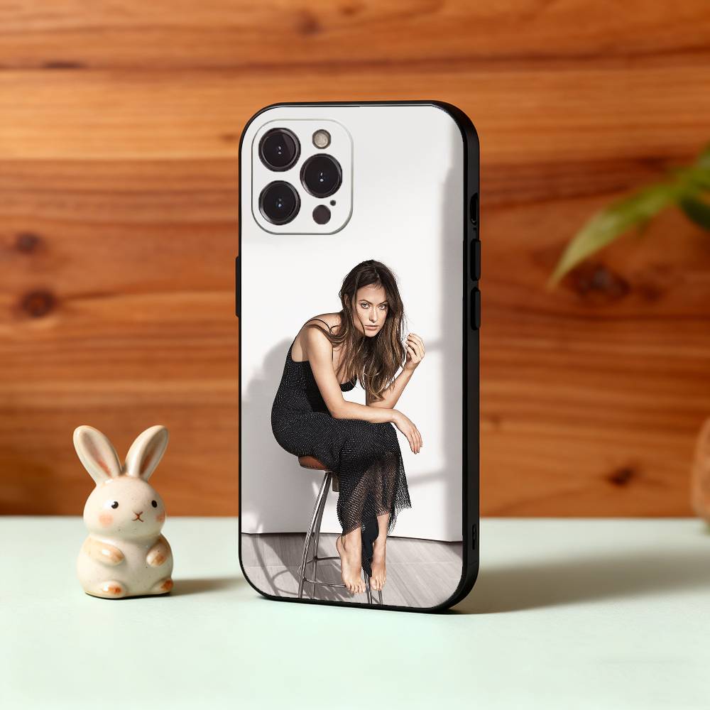 Очаровательный чехол для телефона с Оливией Уайлд для iPhone17,16,15,14,13,12Plus,Pro Max,XS,5G, мягкий силиконовый, черный