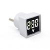 AC 220V LED Digital Display Voltage Measurement Monitor EU Plug Square Voltmeter