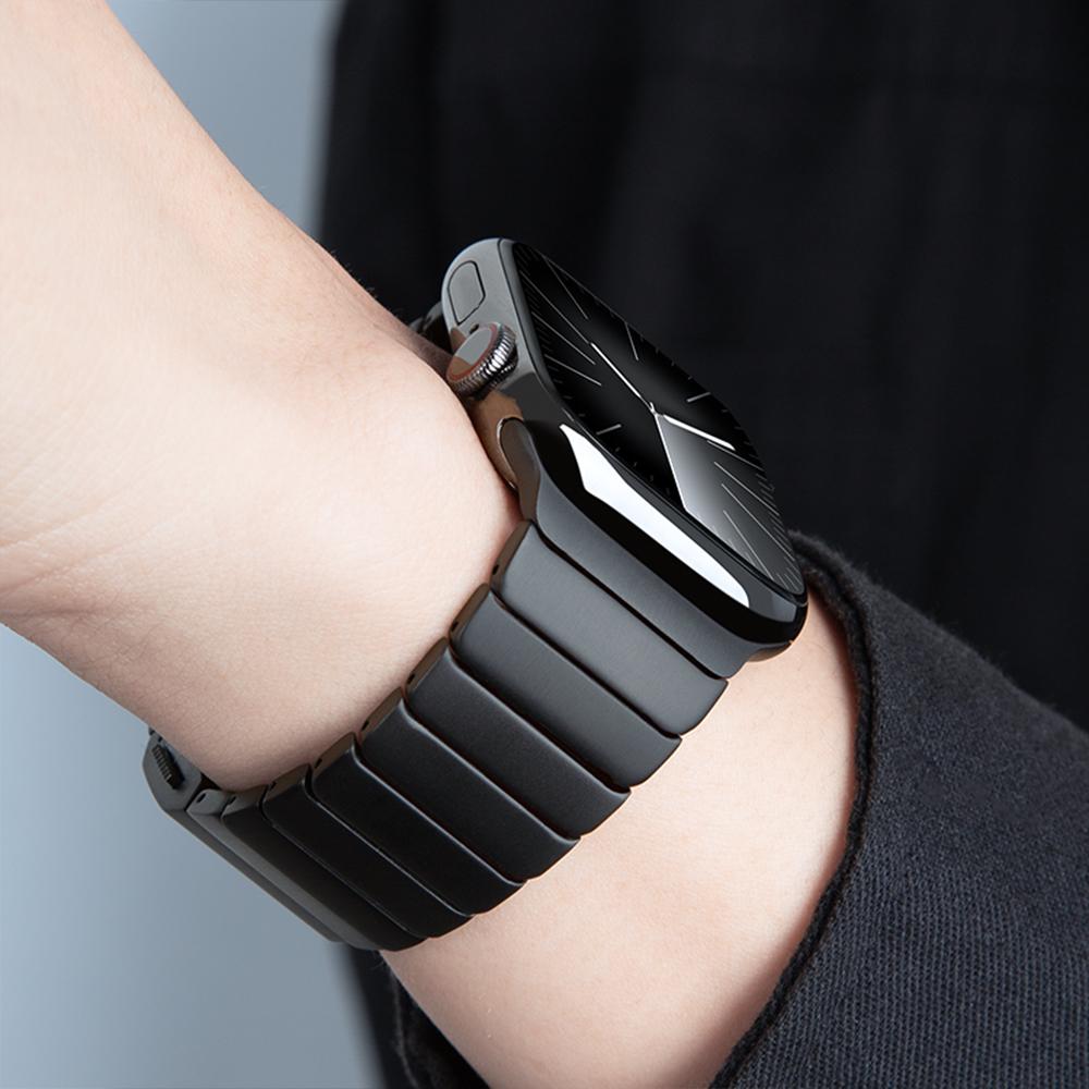 УЛЬТРА титановый ремешок для Apple Watch Ultra 2 49 мм Серии 10 46 мм Магнитный браслет для iwatch 9 8 7 6 5 4 Se 45 мм 44 мм