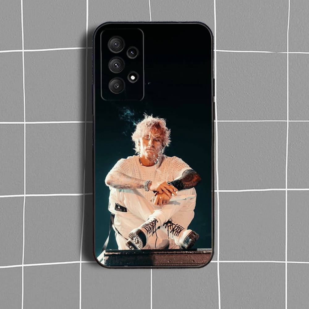 MGK L-LOST A-AMERICANA Phone Case For Samsung Galaxy A73,31,32,72,41,53,52,71,22,5G,Note,J7,8,9 Soft Black Cover