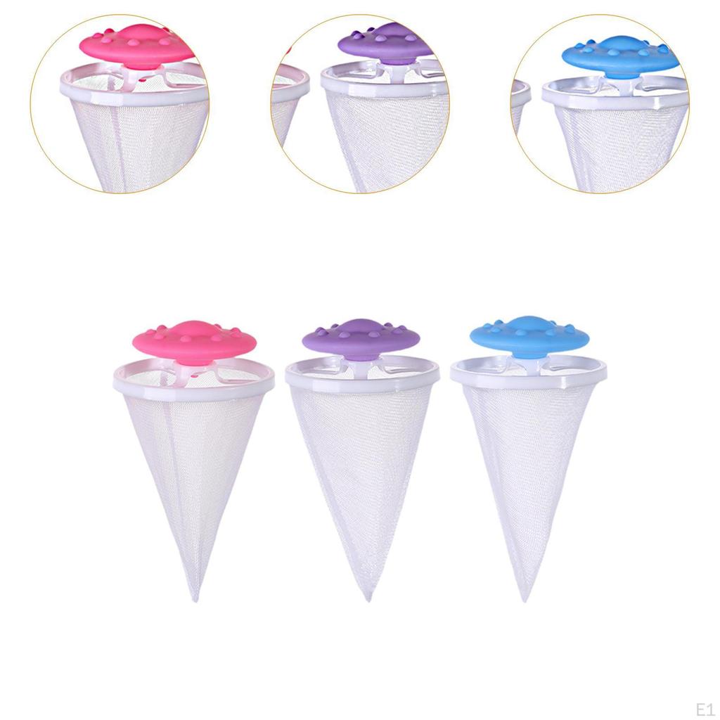 3 шт. мешочки для ворса фильтры для волос сетчатые мешки домашние портативные многоразовые грязные волокна коллекторы практичные