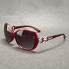 6 ШТ Модные квадратные солнцезащитные очки Женские Роскошный бренд Большие фиолетовые солнцезащитные очки Женские Зеркальные оттенки Дамские Feminino