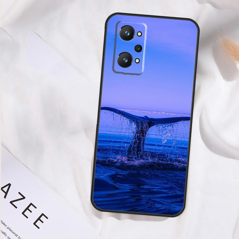 Blue Whale Case For Realme 14 13 12 11 15 Pro Plus GT6 GT7 Pro C55 C51 C35 C33 C61 C65 C67 C63 C71 C75