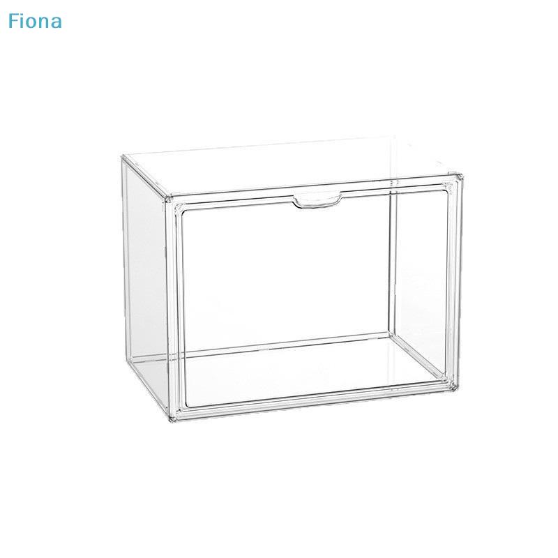 Transparent Acrylic Desktop Display Cabinet - Dustproof Large Capacity Bookshelf, CD Album Book Magazine Sorting Storage Box