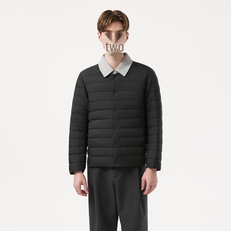 Tanboer Men's Lightweight Collarless Duck Down Jacket TA5330109A