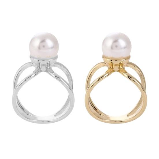 Faux Pearl Scarf Ring Silk Scarf Slide T-shirt Tie Clip Stylish Slide Ring