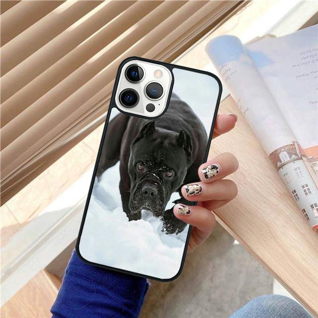 Чехол для телефона с изображением итальянского мастифа Кане-корсо Для iPhone 17 Air 15 16 Pro Max 14 13 12 11 Pro Max Plus Корпус