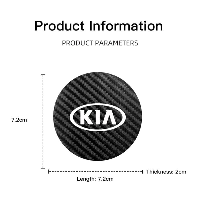 EKSP2 Car Interior Cup Holder Coaster Anti Slip Waterproof Pad Valve For KIA EV6 Stinger RIO Sorento Picanto Ceed Borrego Syros K4 K5