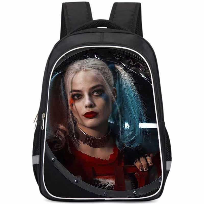 Школьный рюкзак Harley Quinn большого объема, легкий, из ткани Оксфорд, для детей