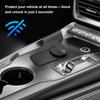 2 PCS Faraday Pouch for Car Keys, Anti-Theft Key Fob Protector Faraday Bag with Sticky Fastener, Anti-Hacking Carbon Fiber RFID Signal Blocking Pouch