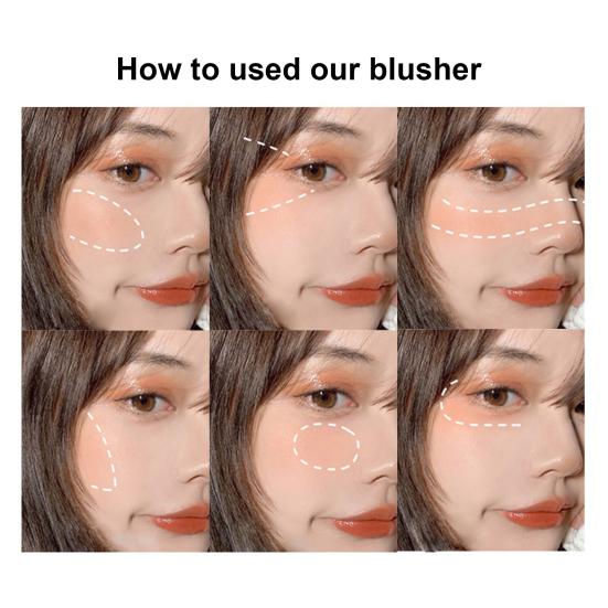 Осветляющая тон кожи Косметика Тени для век Контурные румяна Палитра макияжа для женщин