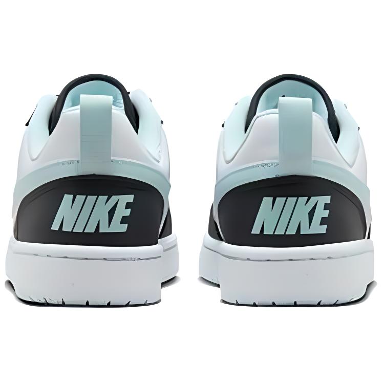 Nike Кроссовки Court Borough Low Recraft GS Anthracite Glacier Blue для детей, черные, белые HQ3258-060